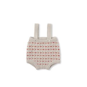 Bene Bene Red Tyrol Smocking Romper 12 Months NWT